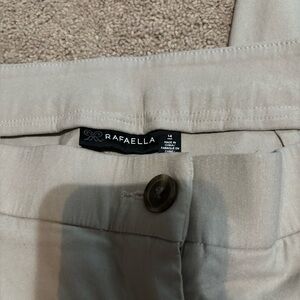 Rafaella Light Beige Dress Pants - Straight Leg